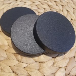 Black plastic lids 70-400 for straight sided jars